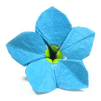 origami forget-me-not
