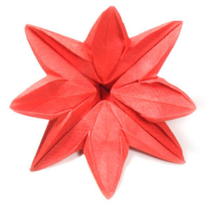 eight petals origami flower