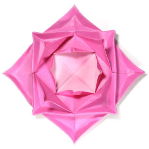 traditional origami lotus