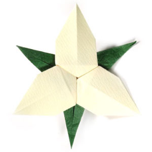 origami trillium flower