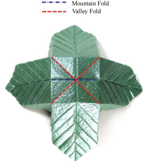28th picture of quadruple origami leaf III