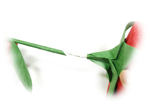 7th picture of Valentine origami rose paper flower