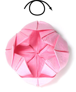 How to make a traditional origami lotus flower: page 15
